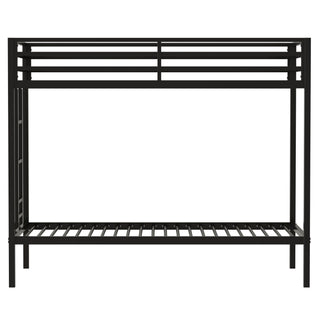 Adam - Twin Over Twin Bunk Bed - Black