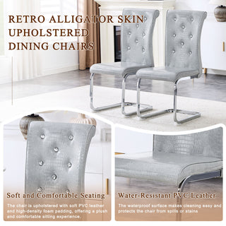 Elegant Design Upholstered Dining Chairs
