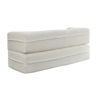 Floor Convertible Sleeper Sofa Bed With 2 Pillows