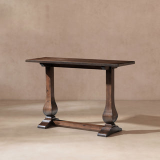 Whitmore - Trestle Console Table - Dark Brown