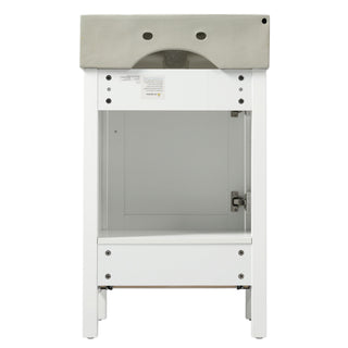 Bathroom Vanity With Sink, Frame And Drawer