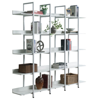 Vintage Industrial 5 Tier Open Bookcase