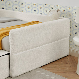 Safe Kids Bed With Guardrails And Storage