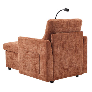 Multifunctional Recliner Sofa With Storage And Phone Bracket