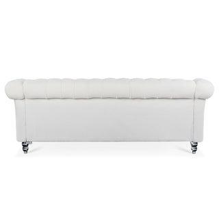 Rolled Arm Chesterfield 3 Seater Sofa