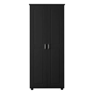 Storage Cabinet With Adjustable Shelves, 2 Doors, Rectangle Design For Bathroom