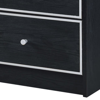Jabir - Accent Table - Black / Silver