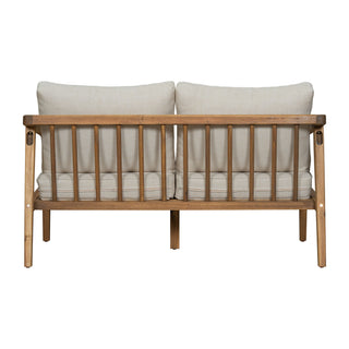 Westin - Outdoor Acacia Wood 4 Pieces Chat Set - Teak / Beige