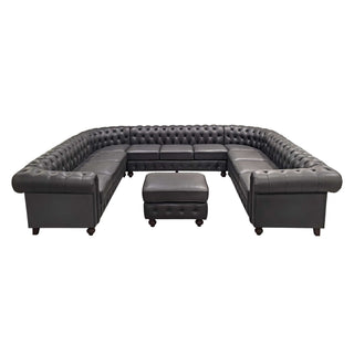 Chesterfield Vintage Style U - Shape Sectional