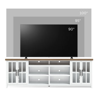 Hampton - TV Stand Console & Cable Management