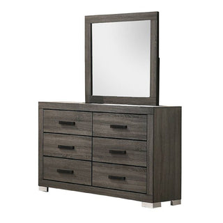 1 Piece Dresser Bar Handle Bedroom Furniture - Gray