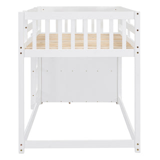 Bunk Bed With 4 Drawers And 3 Shelves
