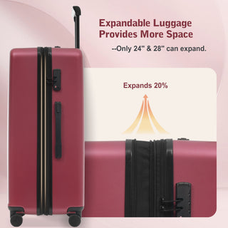 Hardside Luggage Set 5 Piece With Front Opening