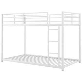 Metal Bunk Bed, Low Bunk Bed With Ladder