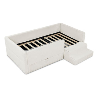 Safe Kids Bed With Guardrails And Storage