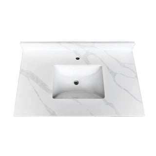 Bathroom Vanity Top With Undermount Single Bowl Sink