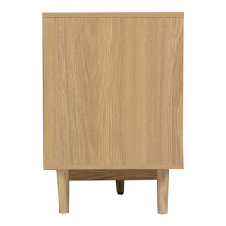 TV Stand With Doors - Natural