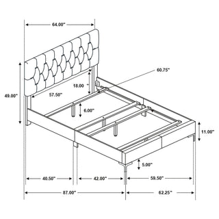 James - Panel Bed