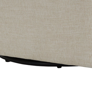 Tolland - Swivel Accent Chair With Antique Brass Nailhead Trim - Beige