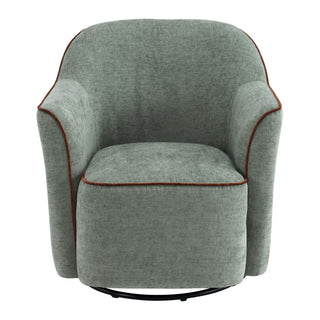 360° Swivel Accent Chair With Flared Arms