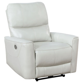 Amberly - 3 Piece Power Reclining Sofa Set - Light Gray
