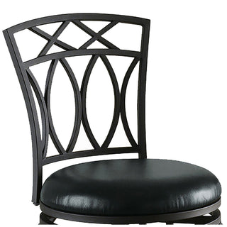 Swivel Stool With Upholstered Seat