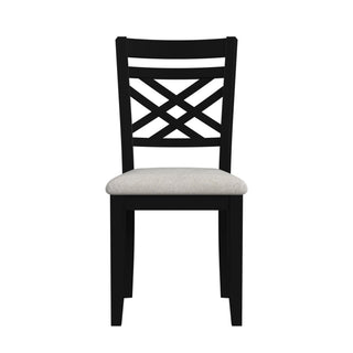 Brooks - 6 Piece Dining Set With Table, 4 Wood Back And Upholstered Seat Chairs, And Bench