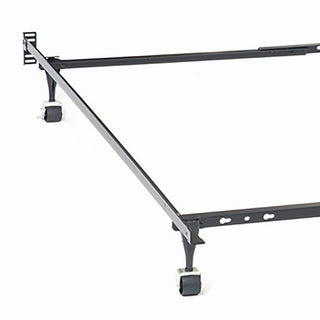 Deverton - Queen / Eastern King / California King Bed Frame With Center Support And Adjustable Design - Black