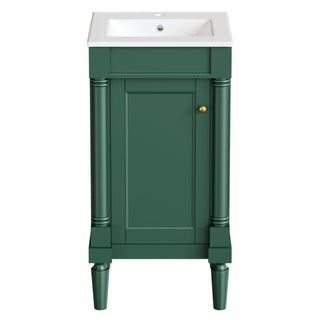 French Style Bathroom Cabinet With Sink, Adjustable Shelf