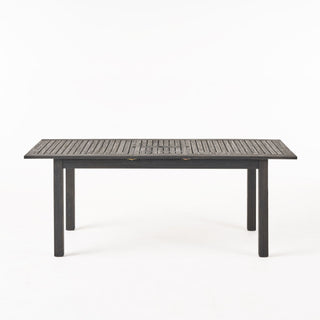 Outdoor Expandable Dining Table With Square Legs