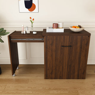 Folding Desk With Mirror And Storage Stol For Bedroom