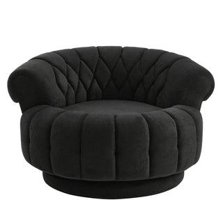 Round Swivel Accent Chair With Rotation