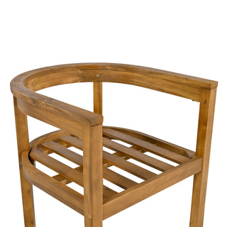 Abaco - Outdoor Acacia Wood Dining Chair (Set of 2) - Beige