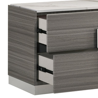 Altima - 2 Drawer Nightstand - Gray