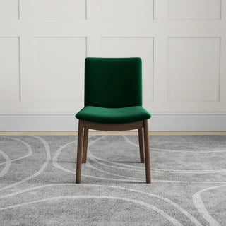 Laura - Mid-Century Modern Solid Wood Dining Chair (Set of 2)