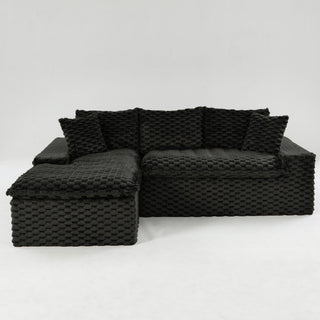 Modular Sofa, Convertible Twin Seat With Chaise Lounge