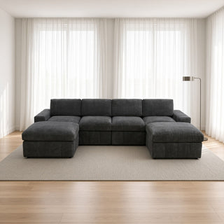 Modular Sectional Sofa, Reversible Set