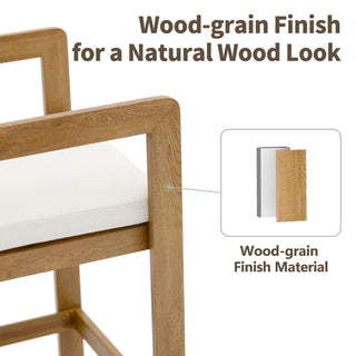 Bar Stool For Gardens And Patio (Set of 2) - Oak