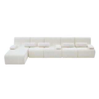 Oversized Sectional Sofa, Living Room Seating With Modular Design