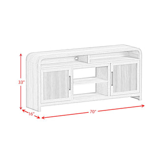 Ridgemont - 3 Piece Entertainment Unit With 70" TV Console