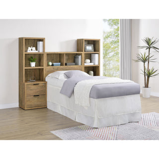 Geary - Bookcase Headboard With Open Cubbies