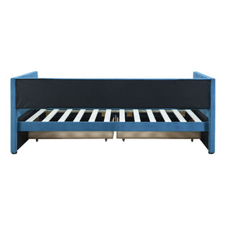 Daybed With Two Drawers And Wood Slat
