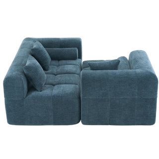 Sectional Free Combined Sofa With 2 Side Pockets
