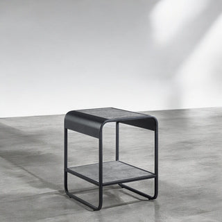 Raziela - End Table With Storage - Black / Gray