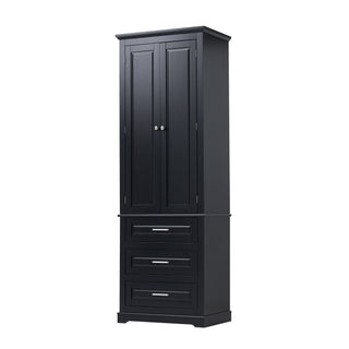 Storage Cabinet With 3 Drawers For Bathroom