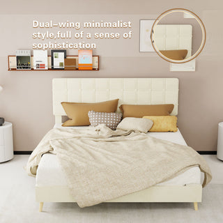 Yungan Lingge Minimalist Soft Pack Headboard Bed