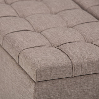 Harrison - Upholstered Coffee Table Storage Ottoman