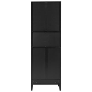 Freestanding Tall Bathroom Cabinet With Soft Close Doors And Adjustable Shelves