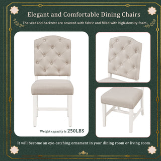 Retro Style Dining Chair Set
