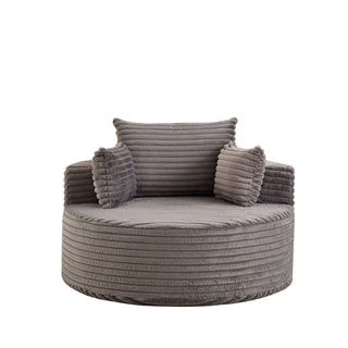 Modern Single Sofa With Backrest Pillow For Living Room